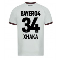 Bayer Leverkusen Granit Xhaka #34 Replica Away Shirt 2023-24 Short Sleeve